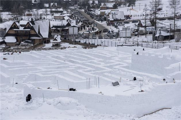 İşte dünyanın en büyük buz labirenti - Resim: 1