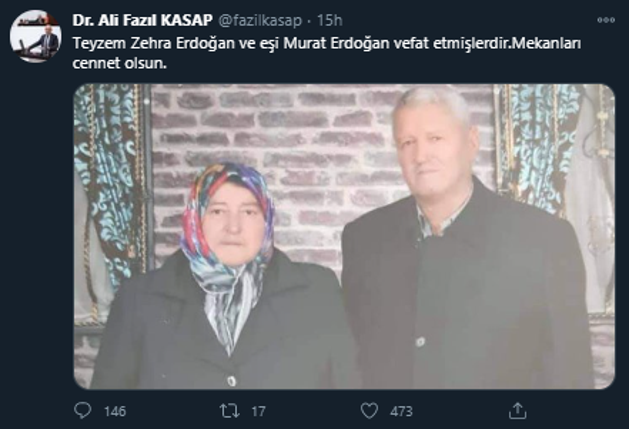 Kütahya'da 5 dakika arayla bir olan kader! Koronavirüs hastası çift hayatını kaybetti - Resim: 0