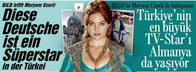 Alman dergisinden Meryem Uzerli için Türkçe başlık! - Resim: 1