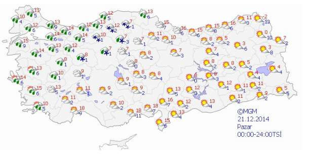 Hafta sonu kar geliyor - Resim: 2