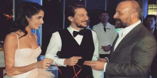 Ünlü çiftin yüzüklerini Muhteşem Yüzyıl'ın Süleyman'ı Halit Ergenç taktı - Resim: 2