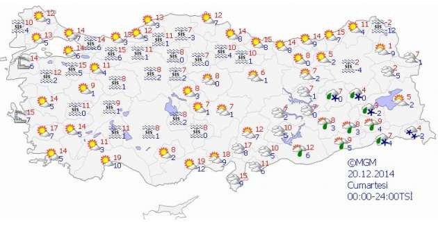 Hafta sonu kar geliyor - Resim: 1