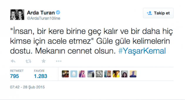 Edebiyatın koca çınarı Yaşar Kemal'in ardından sevenleri ağlıyor - Resim: 1