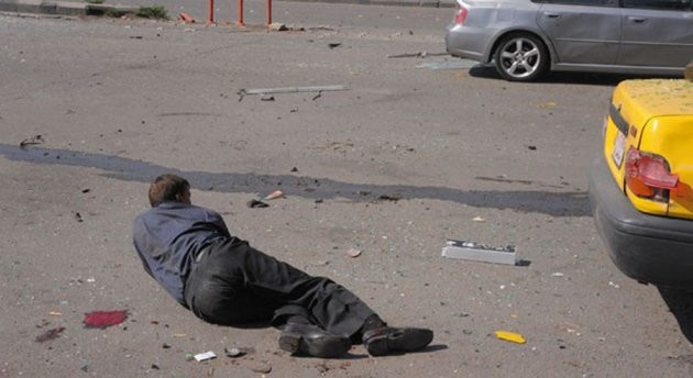 Rus elçiliği patlamasından korkunç görüntüler - Resim: 3