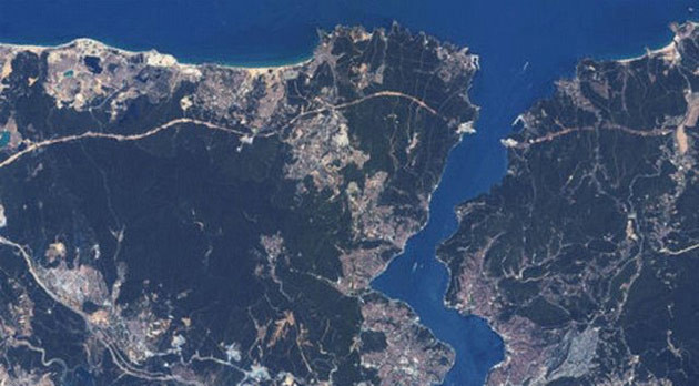 Uzaydan Bakınca 3. köprü böyle görünüyor - Resim: 4