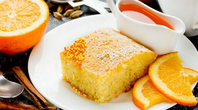 Çayla beraber iyi gider portakal kabuklu revani tarifi! - Resim: 0