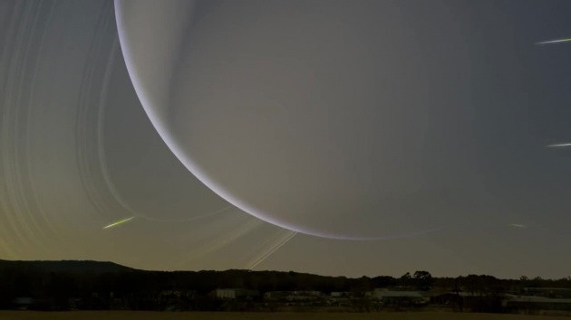 Satürn Dünya'nın yanından geçseydi - Resim: 1