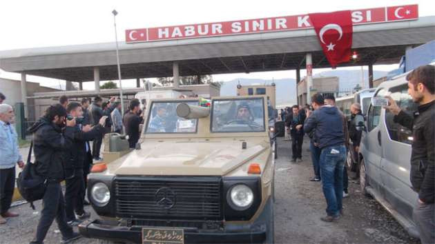 Peşmerge Habur'dan böyle girdi - Resim: 1