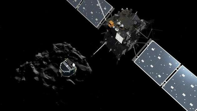 "Philae" kuyruklu yıldıza indi - Resim: 1