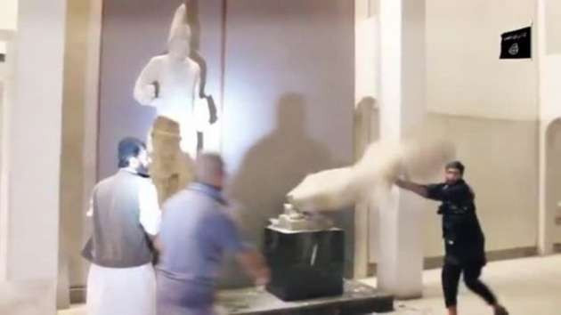 IŞİD binlerce yıllık heykelleri yok etti - Resim: 3