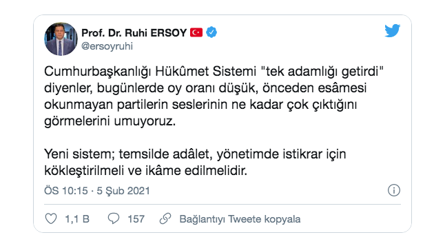 Bahçeli'nin Başdanışmanı Ersoy: Sizce bir meclis daha nasıl demokratik ve güçlü olabilir? - Resim: 0