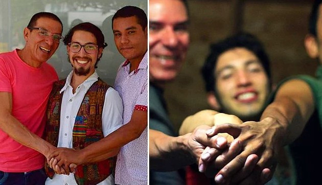 Dünya bunu da gördü !Bu 3 erkek birbirleriyle evlendi - Resim: 4