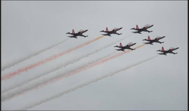 Türk akrobasiler bir ilki gerçekleştirip nefes kesti! - Resim: 2