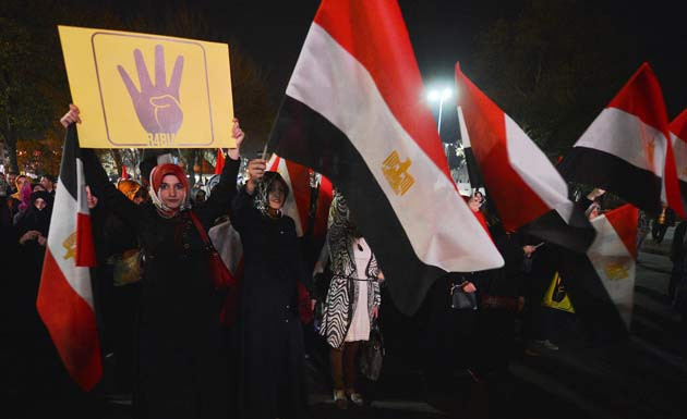 Katliamın 100. gününde 'Rabia' anması - Resim: 1