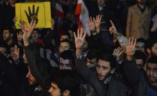 Katliamın 100. gününde 'Rabia' anması - Resim: 2