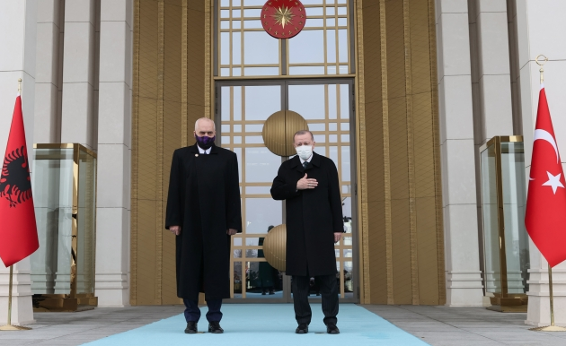 Erdoğan, Arnavutluk Başbakanı Rama'yı resmi törenle karşıladı - Resim: 0