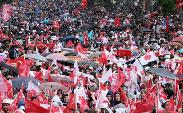 MHP Erzurum mitinginden kareler - Resim: 3