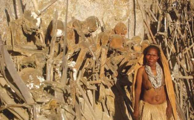 Papua Yeni Gine'de korkunç gelenek - Resim: 1