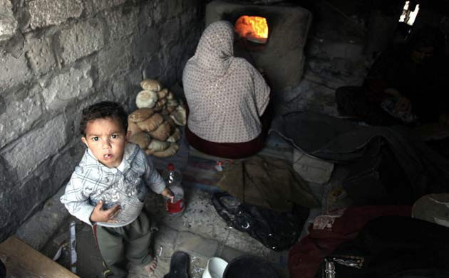 Filistinlilerin barakalarda yaşam mücadelesi... - Resim: 1