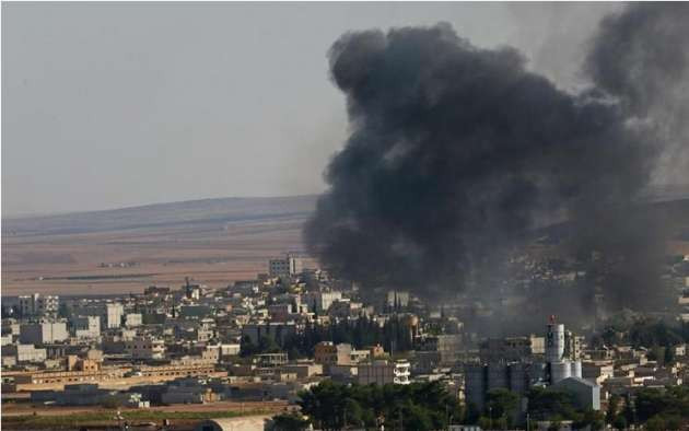 Kobani'den dumanlar yükseliyor - Resim: 2