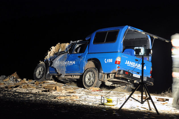 İki erin şehit olduğu kazanın görüntüleri! - Resim: 4