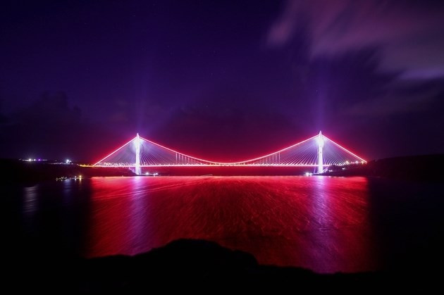 Yavuz Sultan Selim Köprüsü'nde görsel şölen - Resim: 1