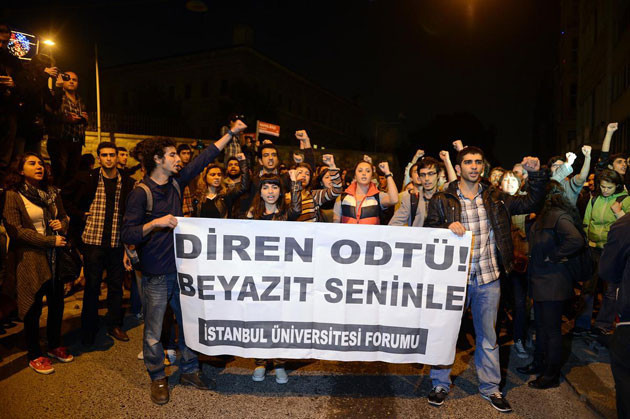 ODTÜ arazisindeki yol güzergahı - Resim: 1