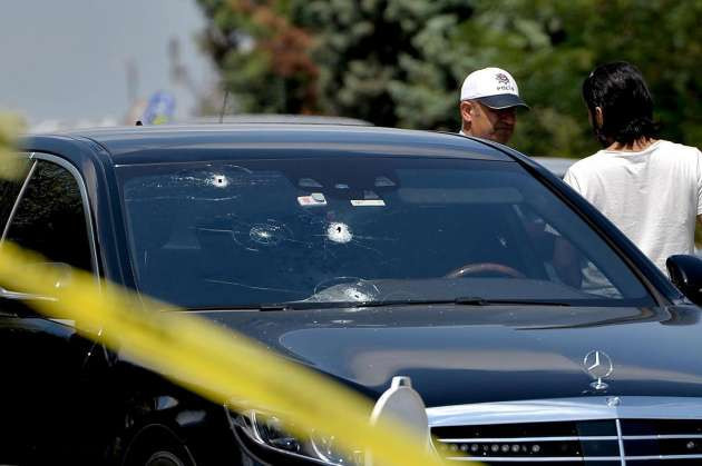 Murat Sancak kurşunlandı arabasının hali - Resim: 2