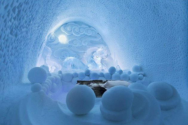 Dünya'nın en pahalı oteli İsveç Buz Otel - Resim: 2