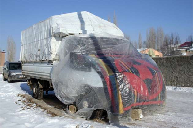 Araçlara battaniyeli önlem! - Resim: 3