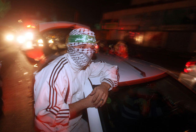 Gazze'de Türk bayraklı kutlama - Resim: 1