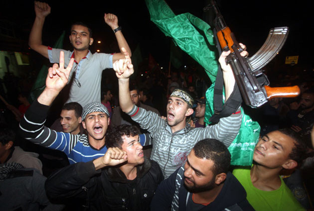 Gazze'de Türk bayraklı kutlama - Resim: 4