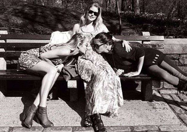 Ünlü modeller haftasonunu birlikte geçirdi! - Resim: 2