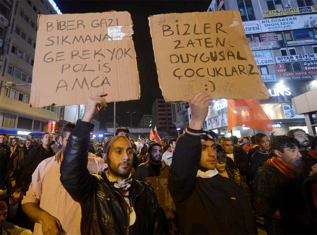 Gezi Parkı'ndan gaz yerine çiçek - Resim: 4