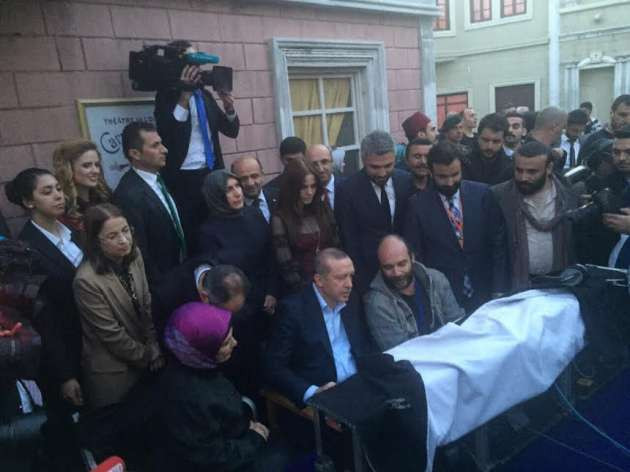 Erdoğan Filinta dizisinin setini gezdi - Resim: 2