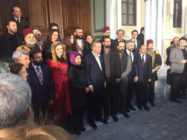 Erdoğan Filinta dizisinin setini gezdi - Resim: 4