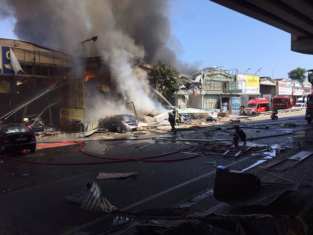 Samsun sanayi sitesi patlama olay yerinden ilk görüntüler - Resim: 2