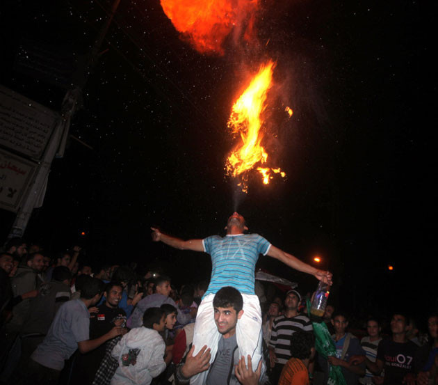 Gazze'de Türk bayraklı kutlama - Resim: 3