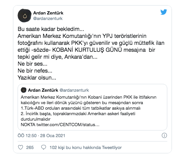 Star yazarı Zentürk'ten 'Kobani kutlaması' tepkisi: Yazıklar olsun - Resim: 0