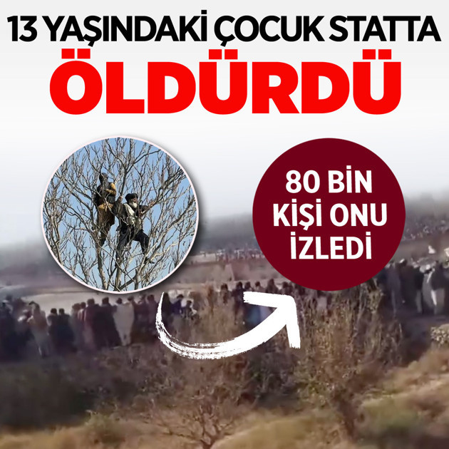 13 yaşındaki çocuk 1 kişiyi stadın ortasında 80 bin kişinin önünde öldürdü!