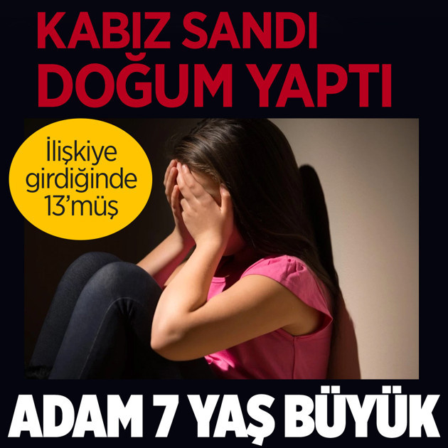 Kabızım diye hastaneye giden 14 yaşındaki çocuk doğum yaptı