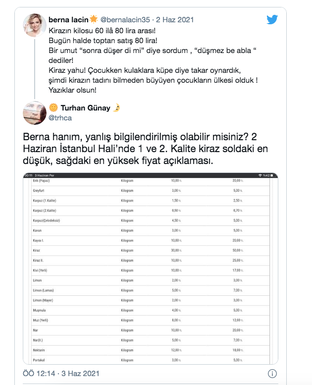 Berna Laçin kirazın kilosu 80 lira diyerek saydırınca takipçileri gerçeği yüzüne vurdu - Resim: 3