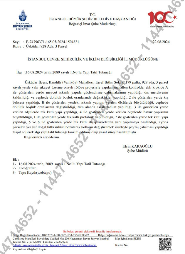 Osman Nuri Kabaktepe'den İBB'ye Vaniköy tepkisi: Yanıltıcı açıklamaların takipçisi olacağız - Resim: 1