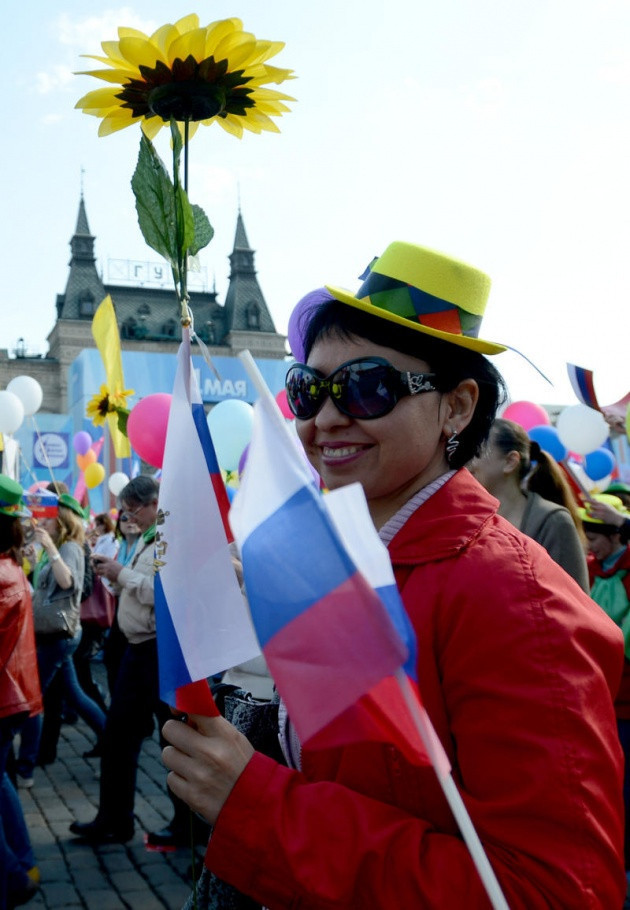 Rusya'da 1 Mayıs kutlamaları - Resim: 1