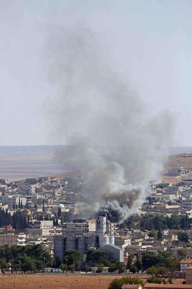 Kobani'de son durum! Bölgeden sıcak fotoğraflar - Resim: 1