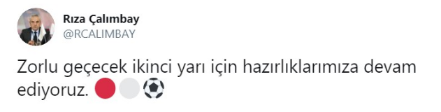 Rıza Çalımbay'dan 'Zorlu' açıklaması - Resim: 0
