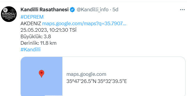 Akdeniz'de deprem oldu! Kandilli Rasathanesi'nden açıklama var - Resim: 0