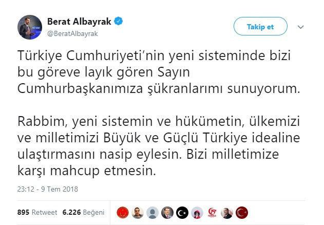 Yeni atanan bakanların ilk paylaşımları - Resim: 2