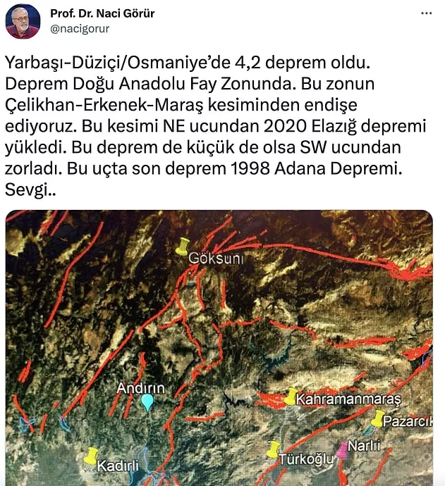 Maraş depremini önceden bildi İstanbul'a uyarı yaptı! Prof. Naci Görür tehlikeli yılı açıkladı - Resim: 0