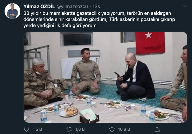 Süleyman Soylu'dan askerlerle yemek yediği yer sofrası eleştirilerine yanıt: İt ürür kervan yürür - Resim: 3